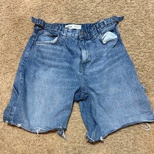 Bershka carpenter denim shorts - Size 10